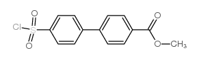 methyl 4-(4-chlorosulfonylphenyl)benzoate Structure