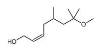 7-methoxy-5,7-dimethyloct-2-en-1-ol Structure