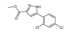 5-(2,4-二氯苯基)吡唑-3-甲酸甲酯结构式