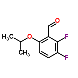 2,3-Difluoro-6-isopropoxybenzaldehyde结构式