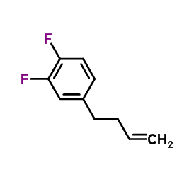 4-(3-Buten-1-yl)-1,2-difluorobenzene结构式