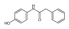 N-(4-hydroxyphenyl)-2-phenylacetamide结构式