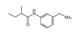 Butanamide, N-[3-(aminomethyl)phenyl]-2-methyl Structure