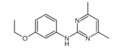 N-(3-ethoxyphenyl)-4,6-dimethylpyrimidin-2-amine Structure