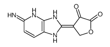 4-(5-amino-1,3-dihydroimidazo[4,5-b]pyridin-2-ylidene)oxolane-2,3-dione Structure