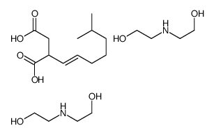 isooctenylsuccinic acid, compound with 2,2'-iminodiethanol (1:2)结构式