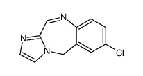 8-chloro-10H-imidazo[2,1-c][1,4]benzodiazepine Structure