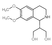 2-(6,7-dimethoxy-1,2,3,4-tetrahydroisoquinolin-1-yl)propane-1,3-diol Structure