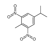 Benzene, 2-methyl-5-(1-methylethyl)-1,3-dinitro Structure