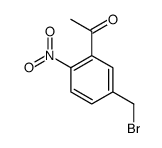 1-(5-(Bromomethyl)-2-Nitrophenyl)Ethanone Structure