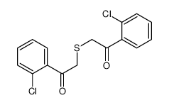 1-(2-chlorophenyl)-2-[2-(2-chlorophenyl)-2-oxoethyl]sulfanylethanone结构式