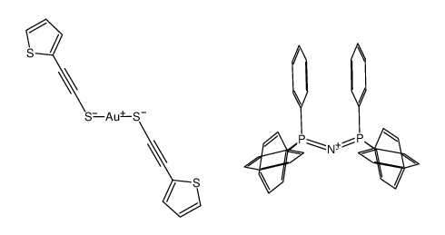 PPN[Au(2-C6H3CCS)2] Structure