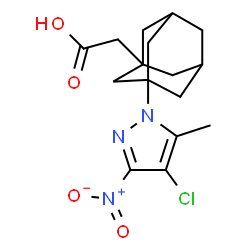 [3-(4-Chloro-5-methyl-3-nitro-1H-pyrazol-1-yl)-1-adamantyl]acetic acid图片