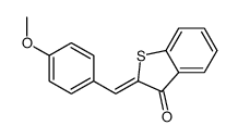 2-[(4-methoxyphenyl)methylidene]-1-benzothiophen-3-one Structure