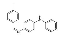 4-[(4-methylphenyl)methylideneamino]-N-phenylaniline Structure