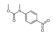 N-(4-Nitrophenyl)-N-methylcarbamic acid methyl ester结构式