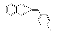 1-[(4-methoxyphenyl)methylidene]cyclopropa[b]naphthalene Structure