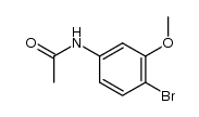 N-(4-bromo-3-methoxyphenyl)acetamide结构式