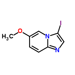3-Iodo-6-methoxyimidazo[1,2-a]pyridine structure