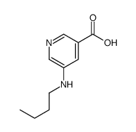3-Pyridinecarboxylicacid,5-(butylamino)-(9CI) Structure