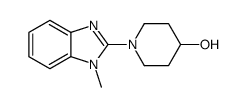 1-(1-methylbenzimidazol-2-yl)piperidin-4-ol Structure