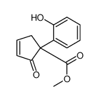 methyl 1-(2-hydroxyphenyl)-2-oxocyclopent-3-ene-1-carboxylate结构式
