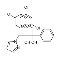 (2S,3R)-1-(4-chlorophenyl)-3-(2,4-dichlorophenyl)-2-phenyl-4-(1,2,4-triazol-1-yl)butane-2,3-diol结构式