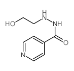 4-Pyridinecarboxylicacid, 2-(2-hydroxyethyl)hydrazide结构式