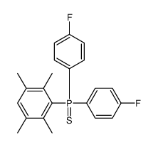bis(4-fluorophenyl)-sulfanylidene-(2,3,5,6-tetramethylphenyl)-λ5-phosphane Structure
