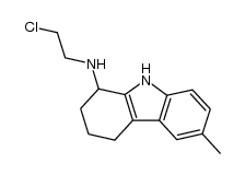 N-(2-chloroethyl)-6-methyl-2,3,4,9-tetrahydro-1H-carbazol-1-amine Structure