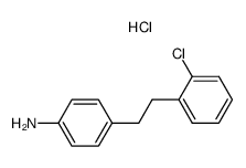 4-[2-(2-Chlorophenyl)ethyl]benzenamine.HCl结构式