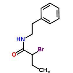 2-Bromo-N-(2-phenylethyl)butanamide结构式