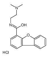 N-[2-(dimethylamino)ethyl]dibenzofuran-4-carboxamide,hydrochloride结构式