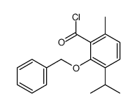 6-methyl-2-phenylmethoxy-3-propan-2-ylbenzoyl chloride结构式