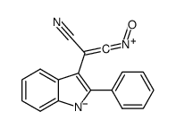 3-oxidoazaniumylidyne-2-(2-phenylindol-3-ylidene)propanenitrile Structure