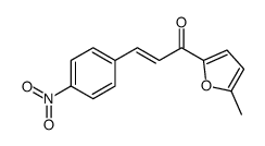 1-(5-methylfuran-2-yl)-3-(4-nitrophenyl)prop-2-en-1-one结构式