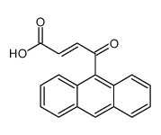 4-anthracen-9-yl-4-oxobut-2-enoic acid结构式