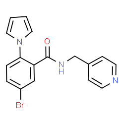 5-bromo-N-(pyridin-4-ylmethyl)-2-(1H-pyrrol-1-yl)benzamide picture