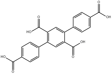 2,5-Bis(4-carboxyphenyl)terephthalic acid结构式