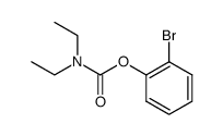 N,N-diethyl o-bromophenyl carbamate Structure