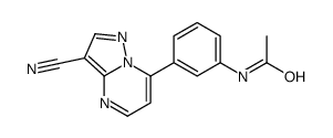 N-[3-(3-Cyanopyrazolo[1,5-a]pyrimidin-7-yl)phenyl]acetamide picture