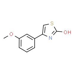 4-(3-METHOXYPHENYL)-2(3H)-THIAZOLONE结构式