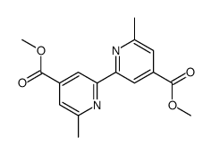 [2,2'-Bipyridine]-4,4'-dicarboxylic acid structure