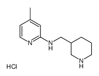 (4-Methyl-pyridin-2-yl)-piperidin-3-ylmethyl-amine hydrochloride Structure
