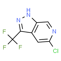 5-Chloro-3-(trifluoromethyl)-1H-pyrazolo[3,4-c]pyridine Structure