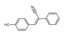 4-Hydroxy-α-phenylcinnamonitrile结构式