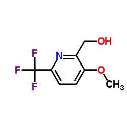 (3-Methoxy-6-trifluoromethyl-pyridin-2-yl)-methanol Structure