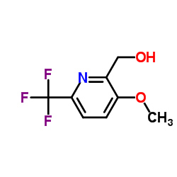 (3-Methoxy-6-trifluoromethyl-pyridin-2-yl)-methanol structure