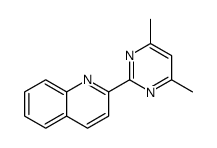 2-(4,6-dimethylpyrimidin-2-yl)quinoline结构式