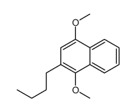 2-butyl-1,4-dimethoxynaphthalene结构式